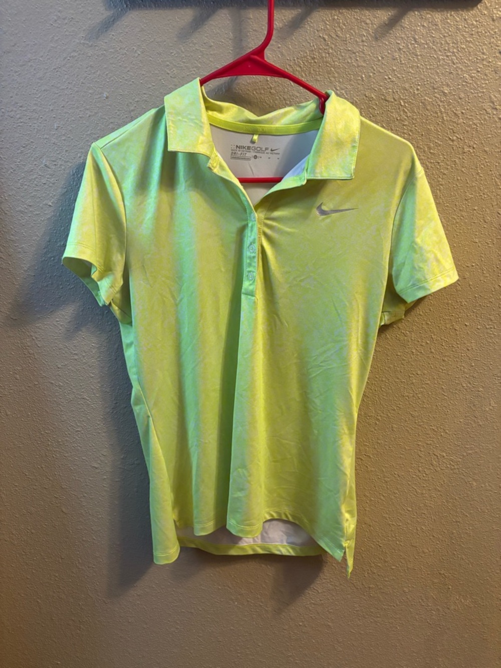 Nike Neon Yellow Golf Polo